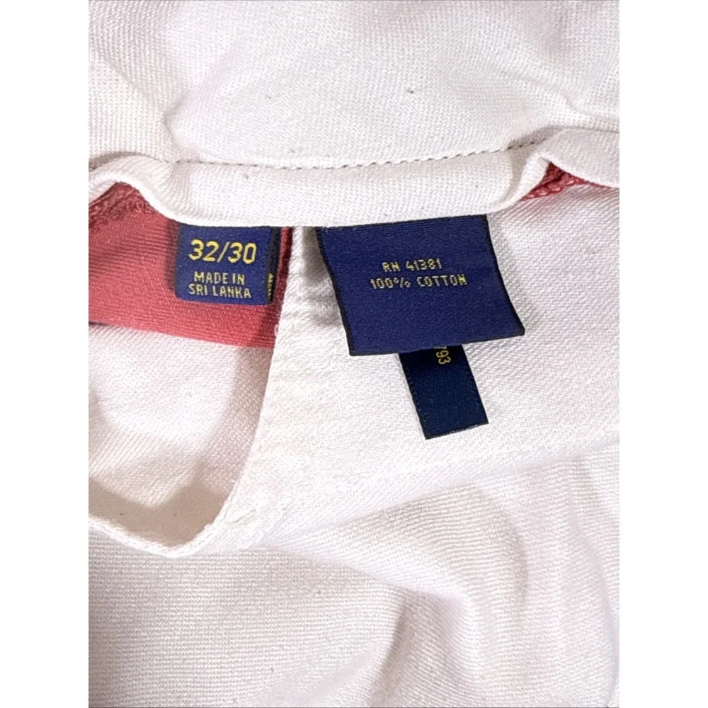 Polo Ralph Lauren Bedford Chino Pants Mens Size 32x30 Salmon Cotton Preppy Twill